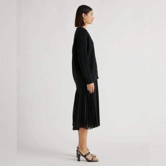 Quince Black Women's Cardigan Sweater - Picture 6 of 12